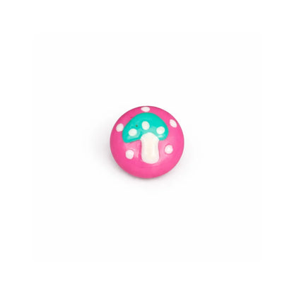 15mm | Playful Mushroom Accent Bead