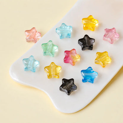 Glass Star Beads
