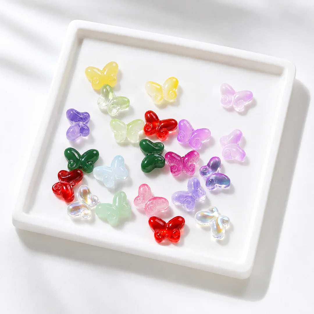 Butterfly Glass Beads