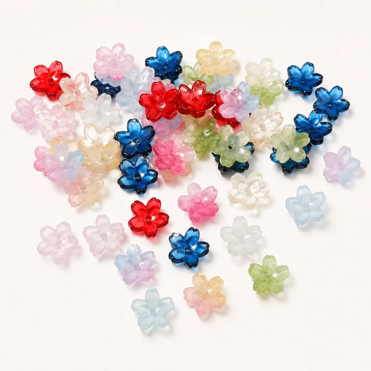 Sakura Shaped Glass Beads