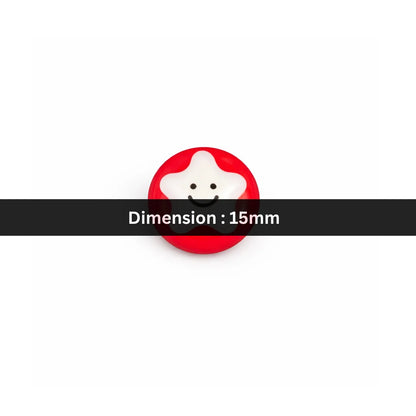 15mm | Happy Star Candy Bead