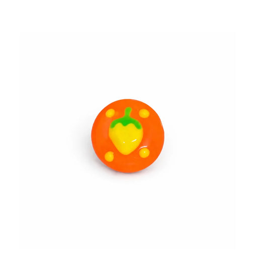 15mm | Citrus Strawberry Pop Bead