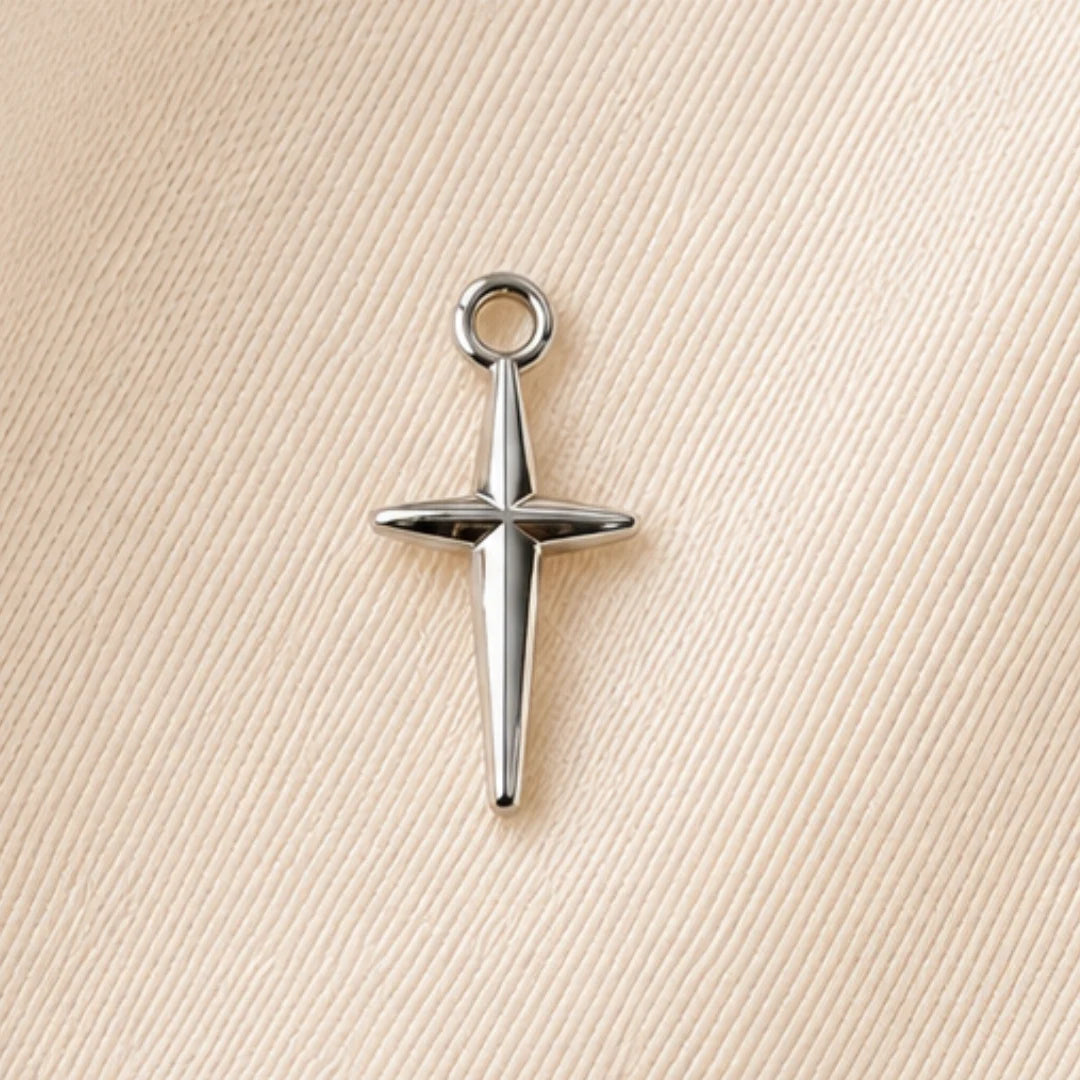 Stainless Steel Silver | Cross Pendant