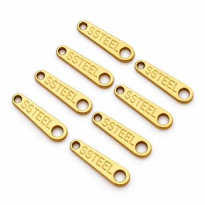 Stainless Steel | Gold-Plated Chain's End Tags