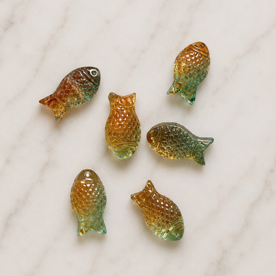 Fish Glass Beads