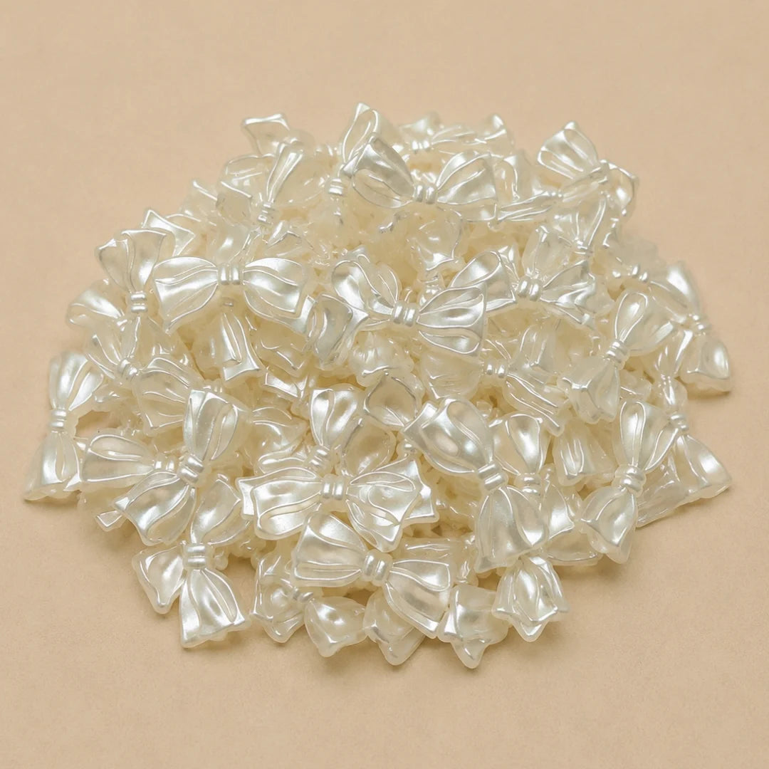 Acrylic Bow Beads