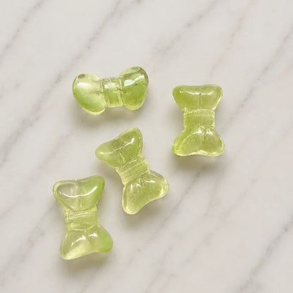 Glass Bow Beads