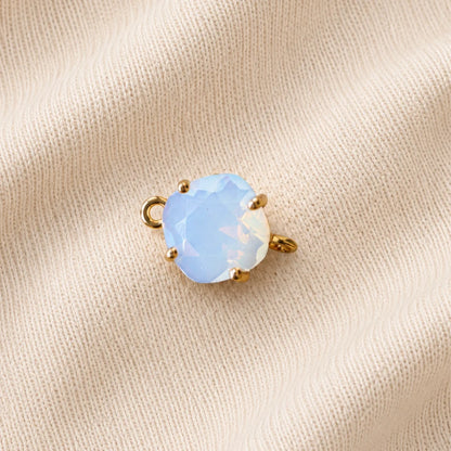 Stainless Steel | Faceted Gemstone Connectors