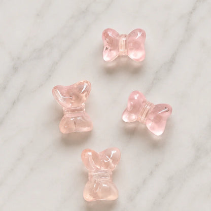 Glass Bow Beads