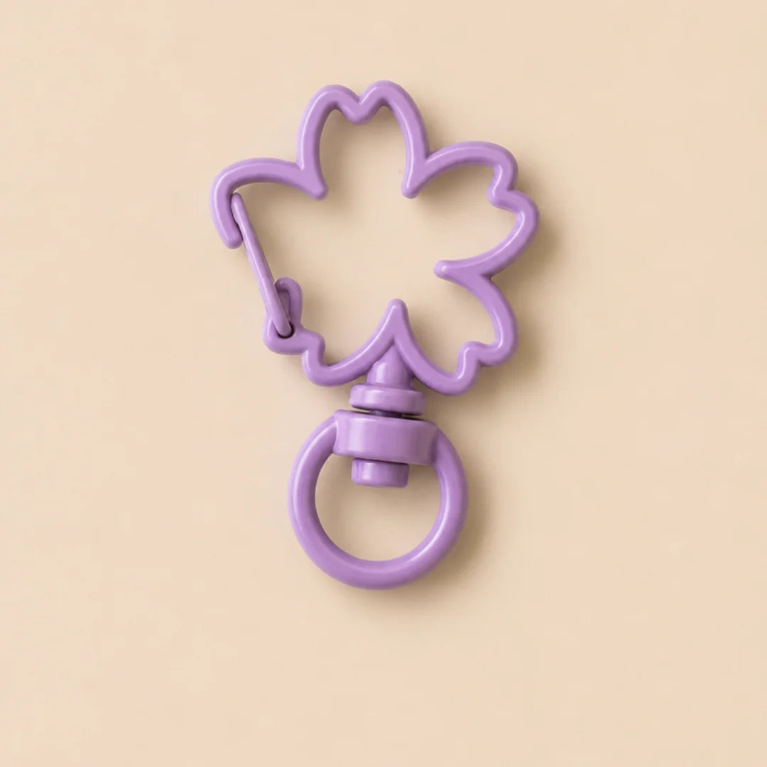 Sakura Flower Shaped Lobster Swivel Clasps
