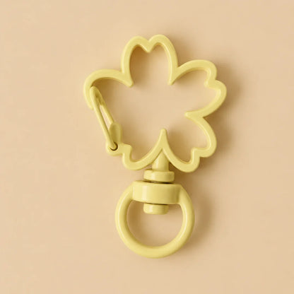 Sakura Flower Shaped Lobster Swivel Clasps
