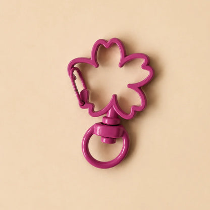 Sakura Flower Shaped Lobster Swivel Clasps