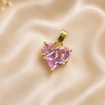 Stainless Steel | Pink Heart Pendant