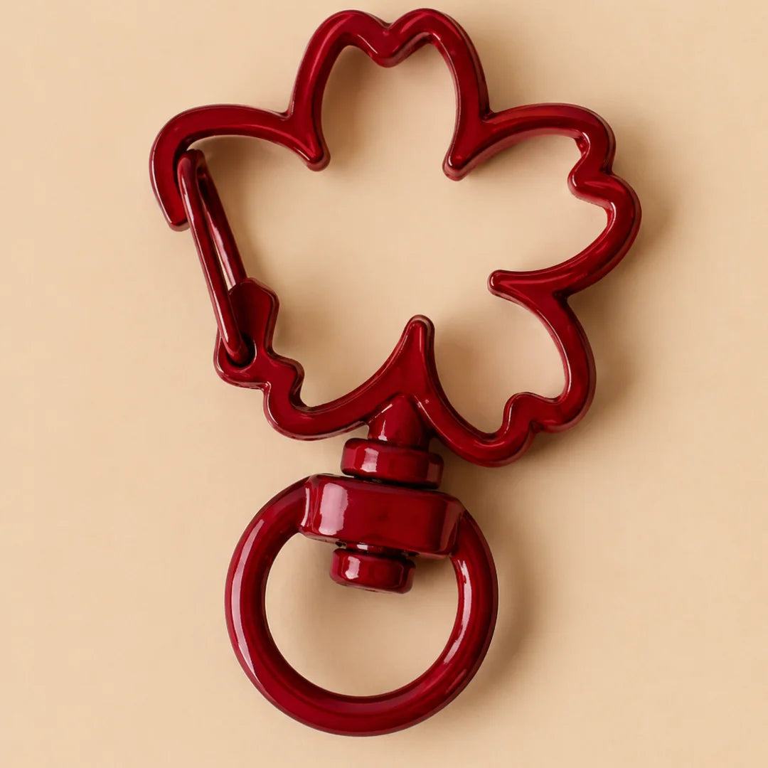 Sakura Flower Shaped Lobster Swivel Clasps