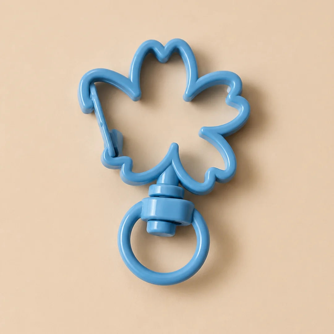 Sakura Flower Shaped Lobster Swivel Clasps