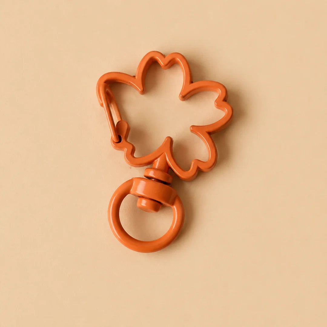 Sakura Flower Shaped Lobster Swivel Clasps