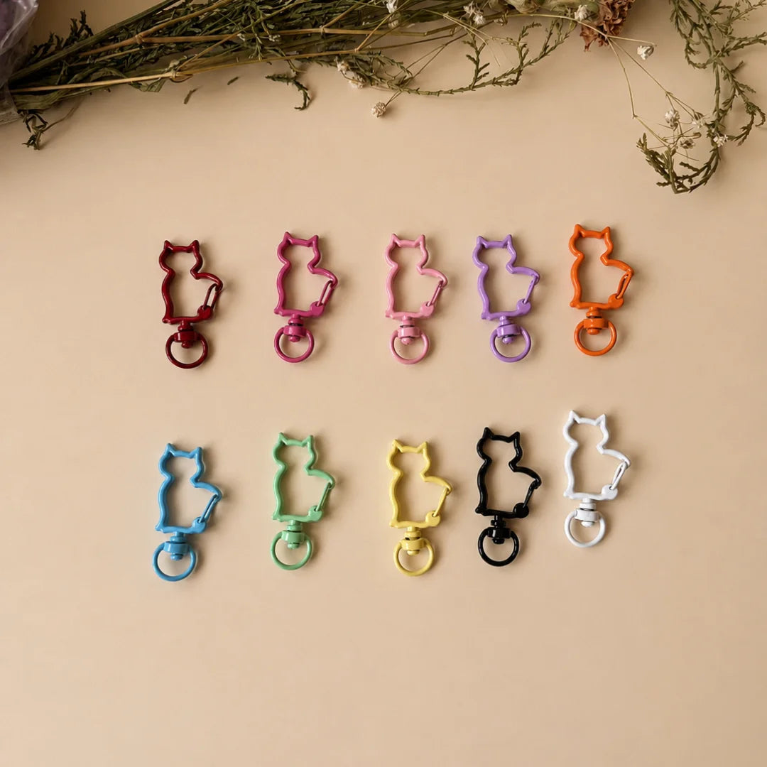 Cat Shape Buckle Lobster Claw Clasps