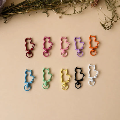 Cat Shape Buckle Lobster Claw Clasps