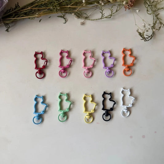 Cat Shape Buckle Lobster Claw Clasps