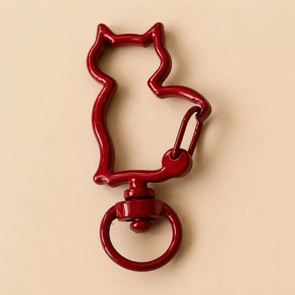 Cat Shape Buckle Lobster Claw Clasps