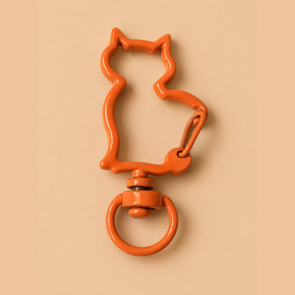 Cat Shape Buckle Lobster Claw Clasps