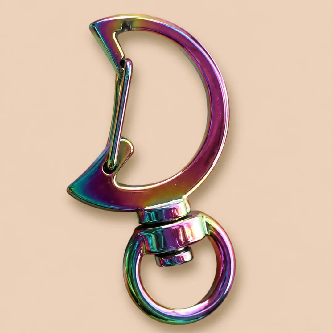 Rainbow Metal Snap Hook Lobster Clasps