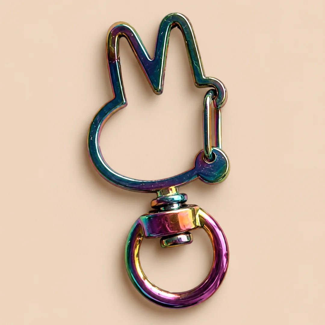 Rainbow Metal Snap Hook Lobster Clasps