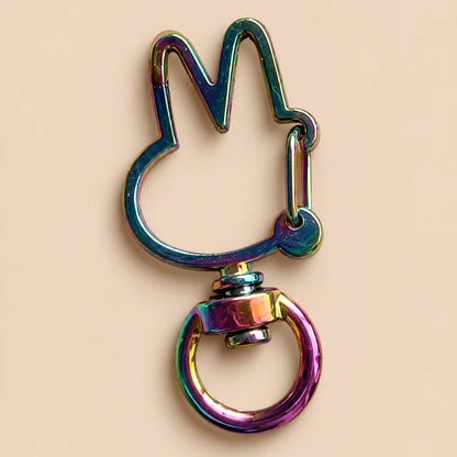 Rainbow Metal Snap Hook Lobster Clasps