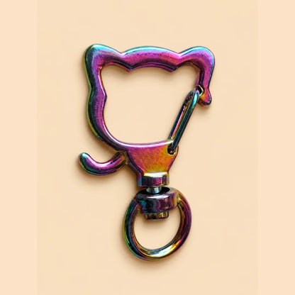 Rainbow Metal Snap Hook Lobster Clasps