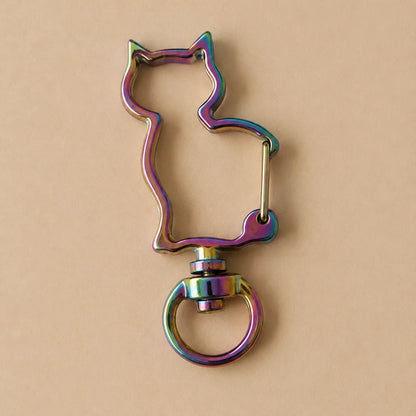 Rainbow Metal Snap Hook Lobster Clasps