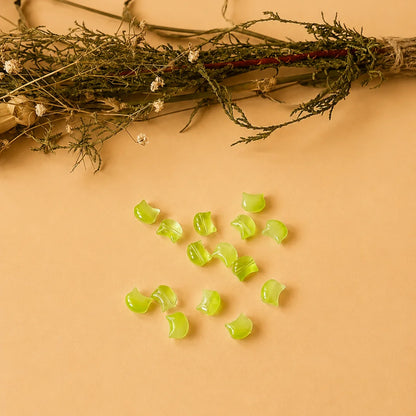 Cat Head Glass Beads