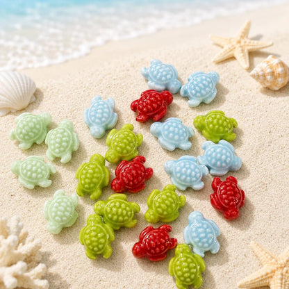 Sea Turtle Beads | 2x1.5cm