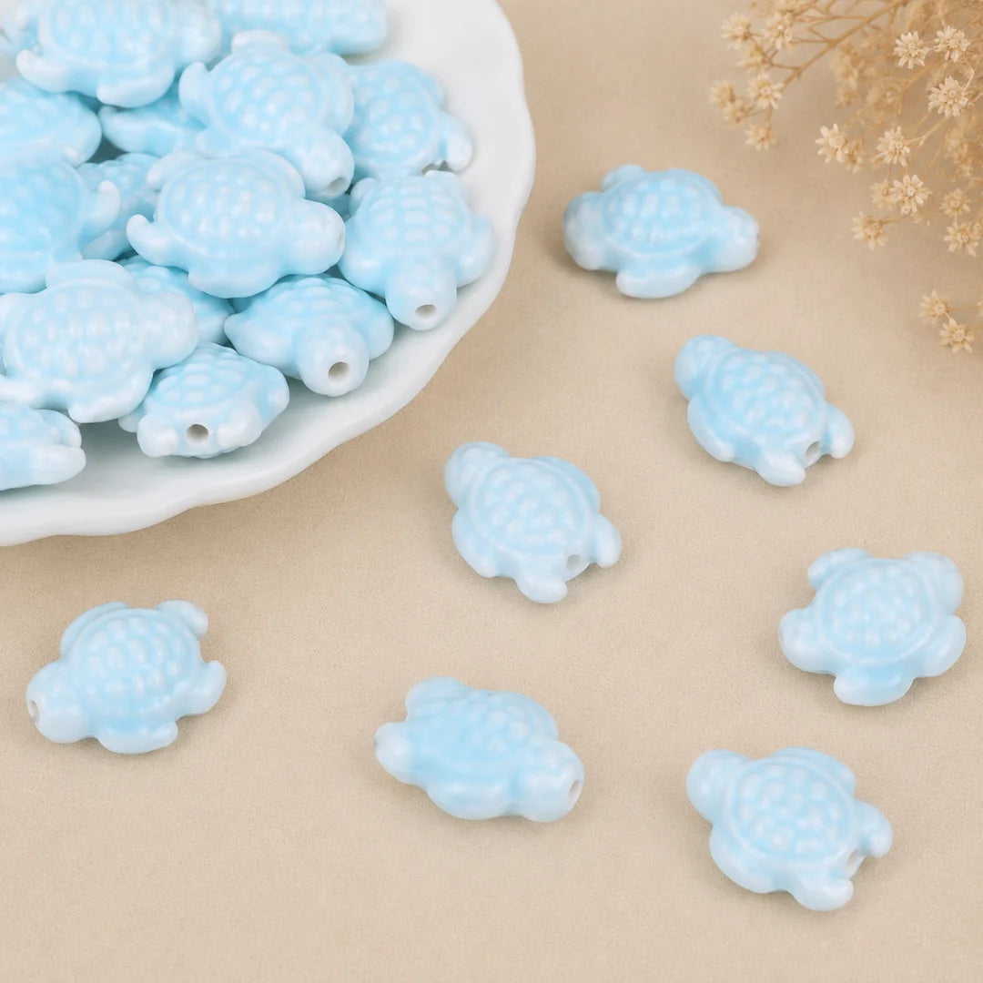 Sea Turtle Beads | 2x1.5cm