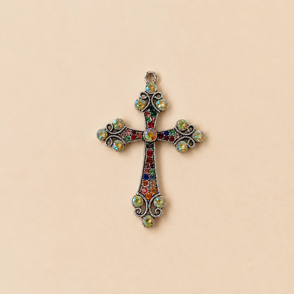Vintage Cloisonne cross Pendant