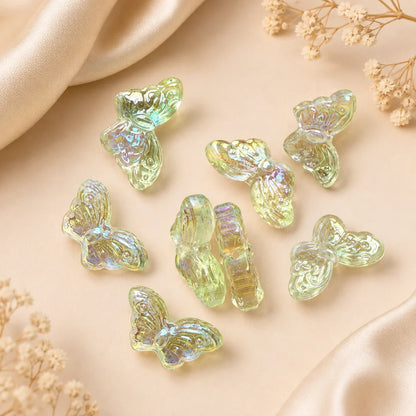 Glass Butterfly Beads