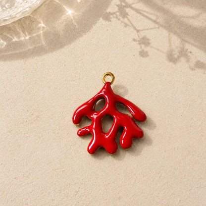 Stainless Steel | Coral Charm