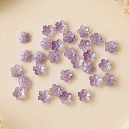 Plum Blossom Glass Bead
