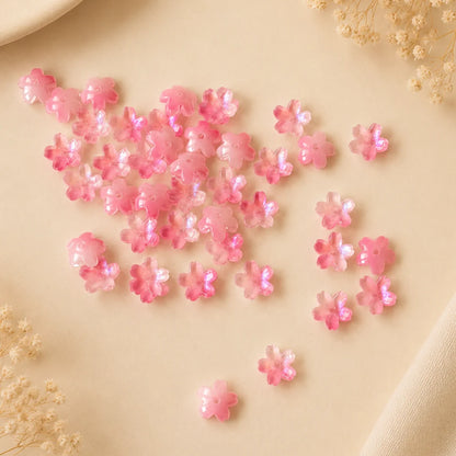 Sakura Shaped Glass Beads
