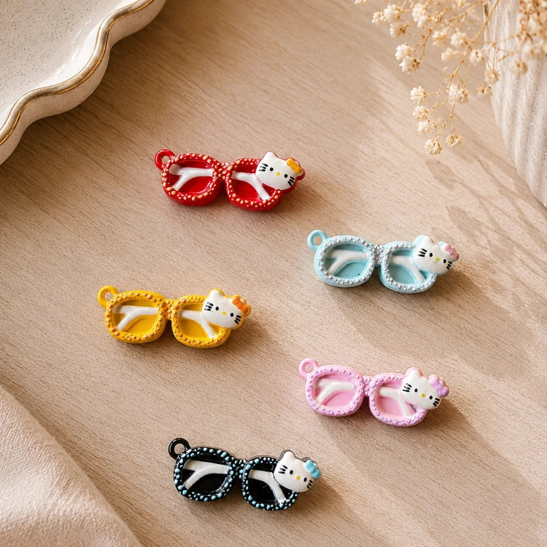 Sunglasses with Hello Kitty Faces Charms