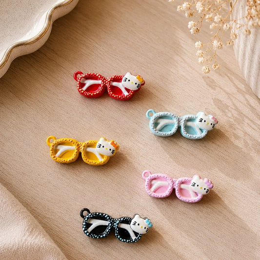 Sunglasses with Hello Kitty Faces Charms