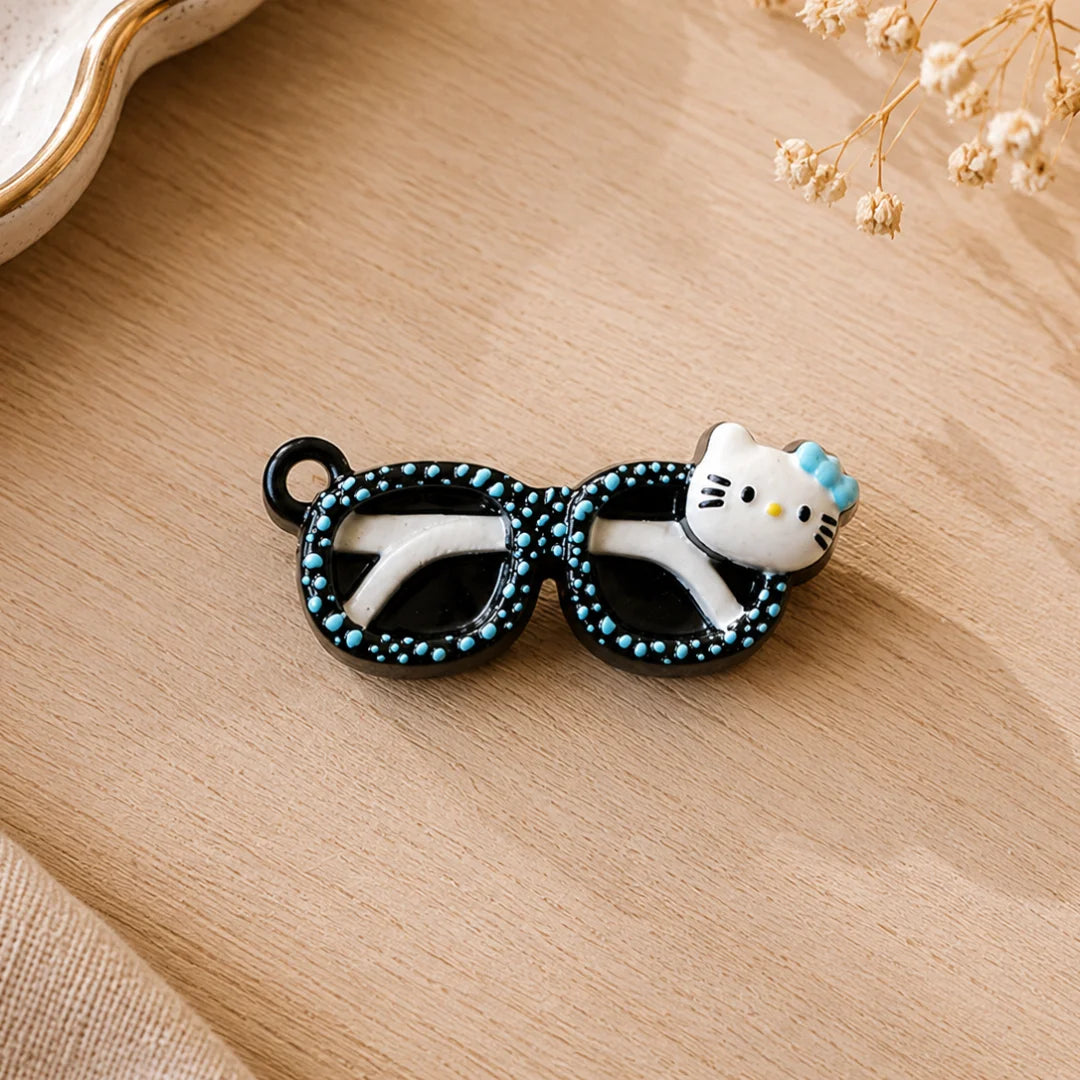 Sunglasses with Hello Kitty Faces Charms