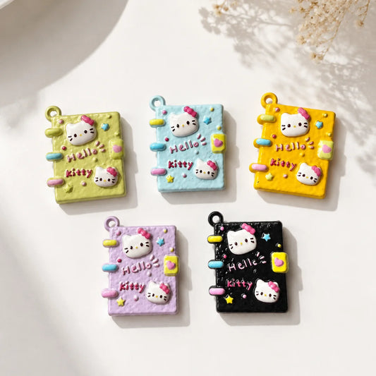 Hello Kitty 3D cartoon notebook pendants