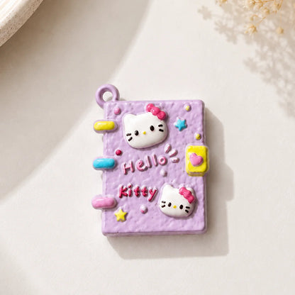 Hello Kitty 3D cartoon notebook pendants