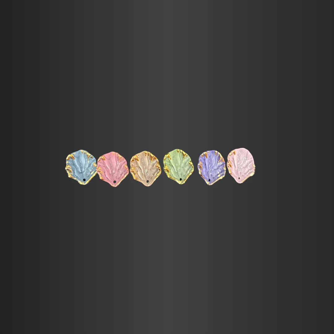 Acrylic | 20x18 mm | Shell Shaped Beads