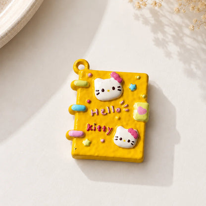 Hello Kitty 3D cartoon notebook pendants