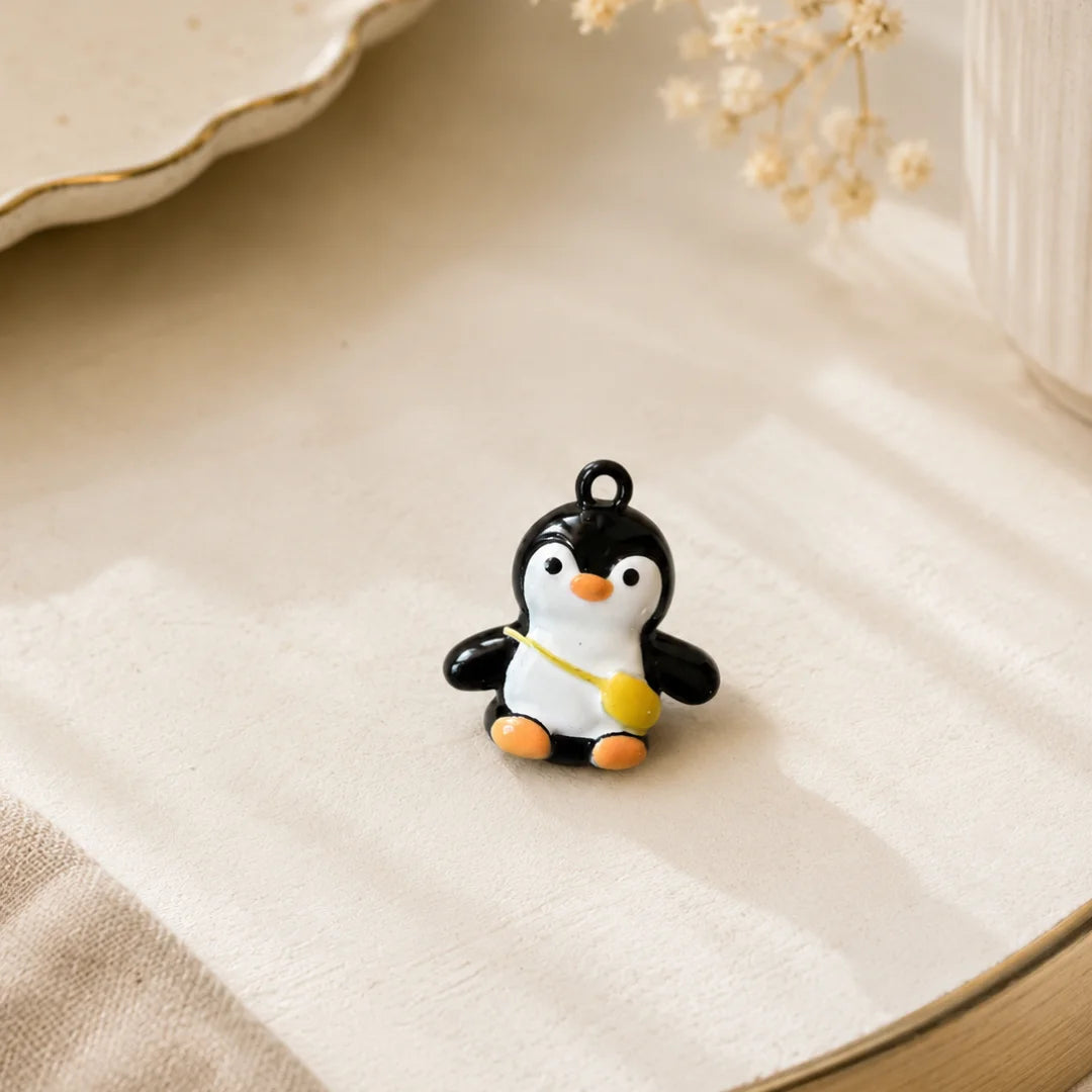 Penguin With Yellow Bag