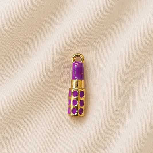 Stainless Steel | Lipstick Charms | 1.8 x 0.5 cm