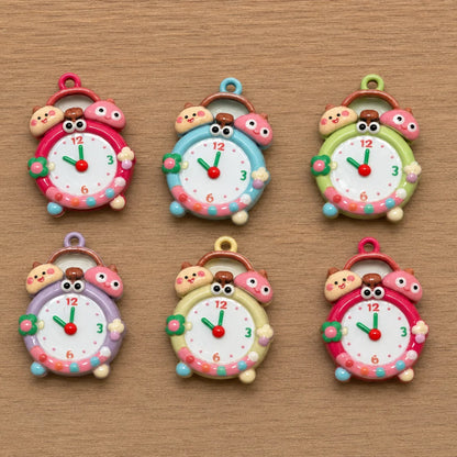 Cartoon Alarm Clock Charm