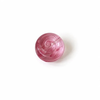 12mm | Gradient Jelly Candy Swirl Glass Beads with Center Hole