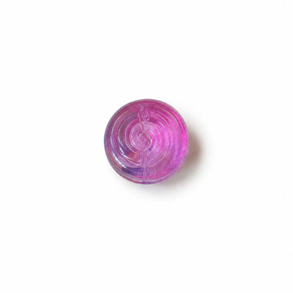 12mm | Gradient Jelly Candy Swirl Glass Beads with Center Hole